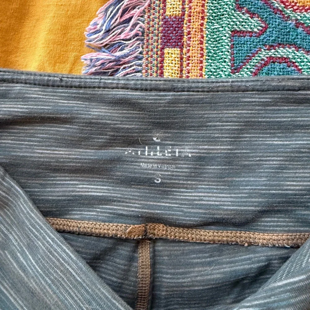 Athleta Womens Gray Space‎ Dye Cropped Leggings Capri Yoga Pants Size S